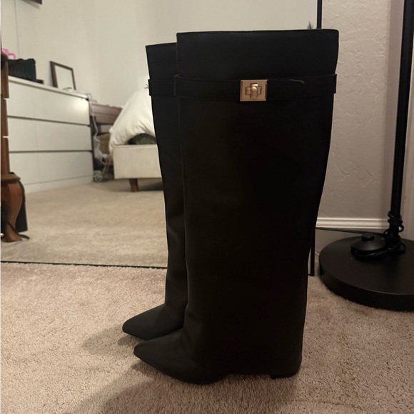 Target Black Knee High Boots - Picture 6 of 7